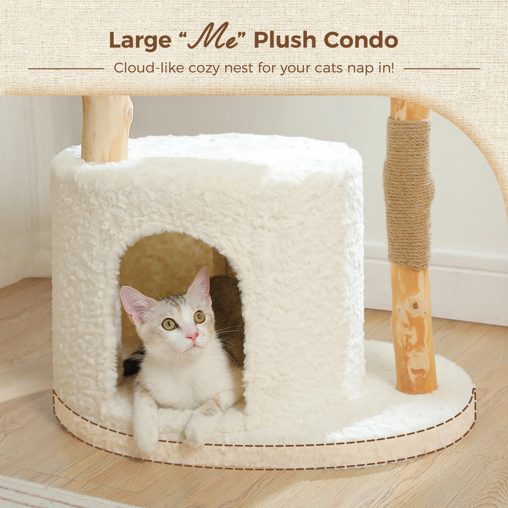 Stylish Cat Tree with Hammock