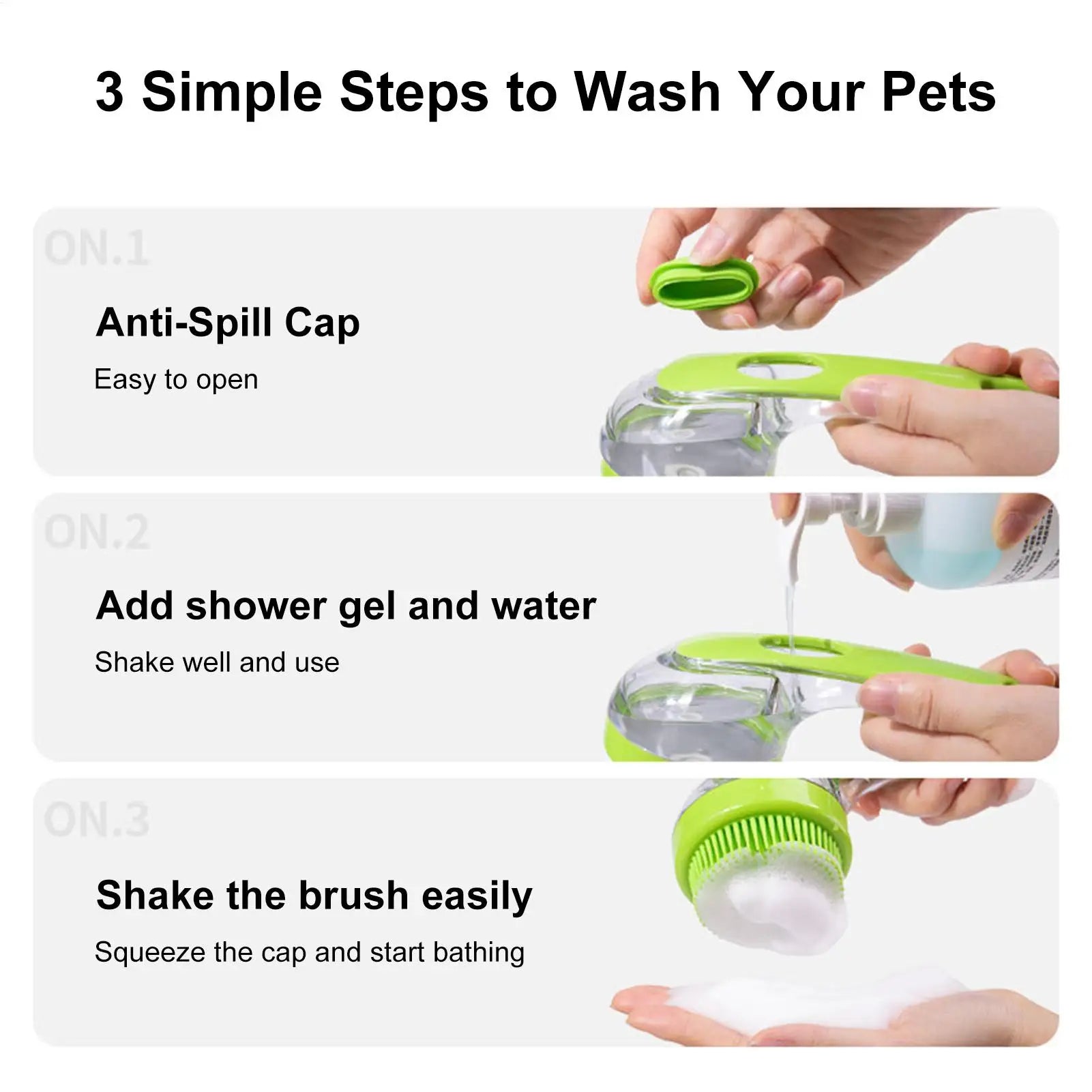 Gentle Dog Shampoo Brush