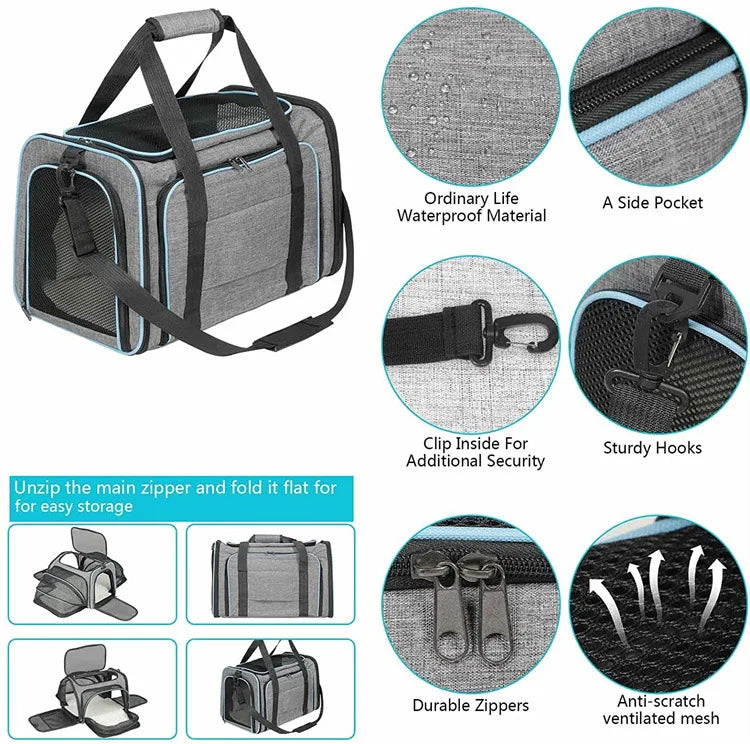 Foldable Pet Carrier Bag