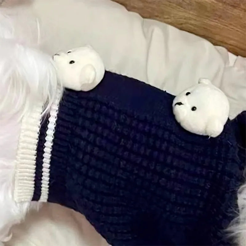 Cozy Teddy Bear Dog Sweater
