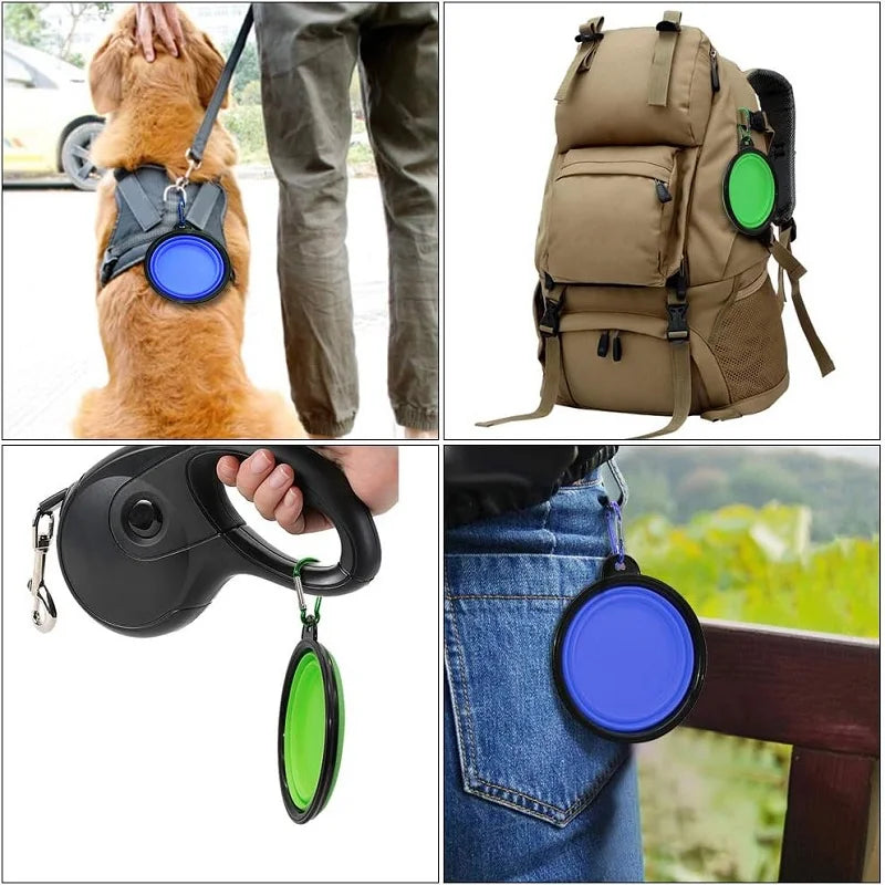 Portable Dog Feeder Bowl