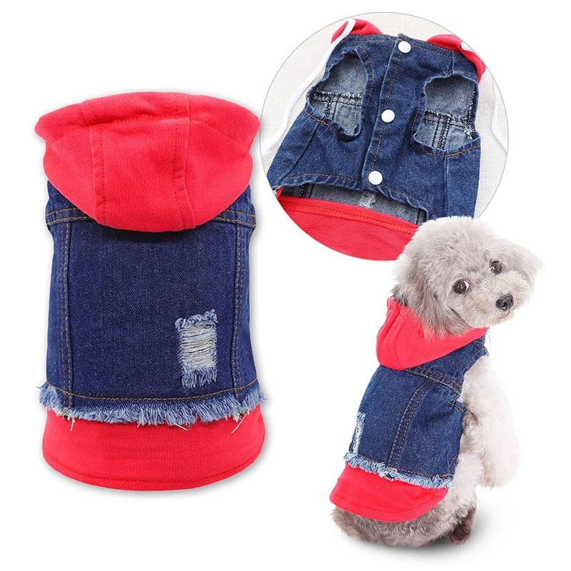 Stylish Dog Denim Jacket